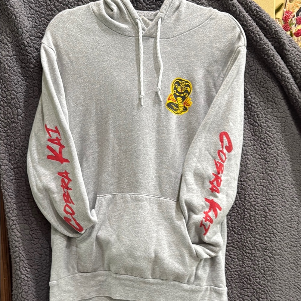 Bella Canvas Gray and Yellow Sweatshirt